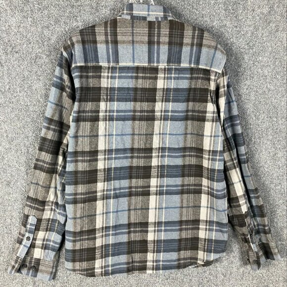 O'Neill Flannel Shirt Men's Medium Standard Fit Plaid 100% Cotton Adults M - Picture 2 of 9